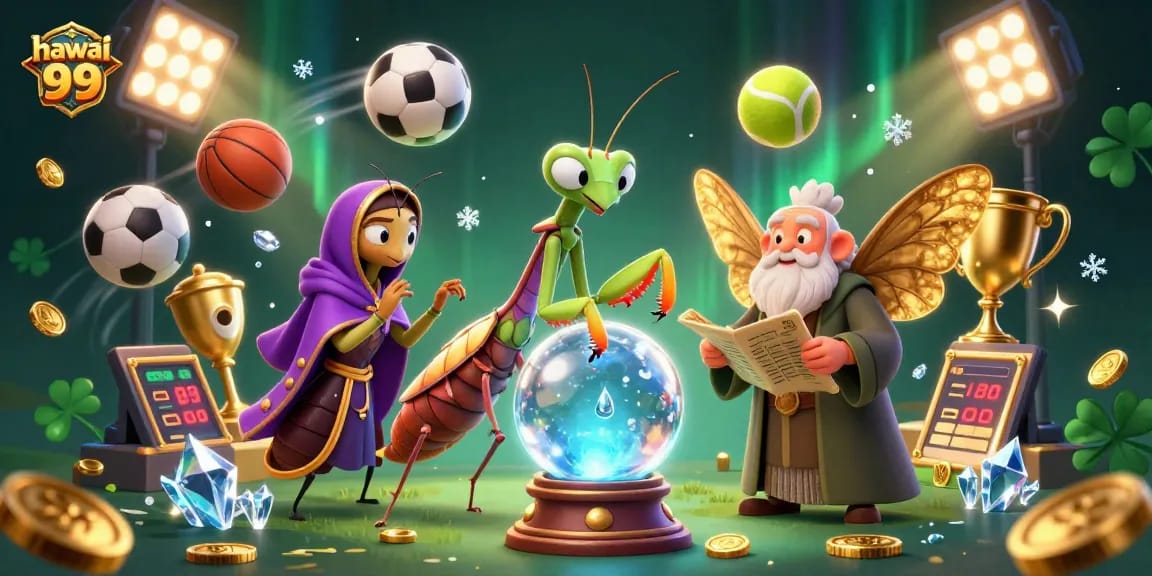 Engage in winning strategies with hawai 99, featuring dynamic sports and mystical elements.