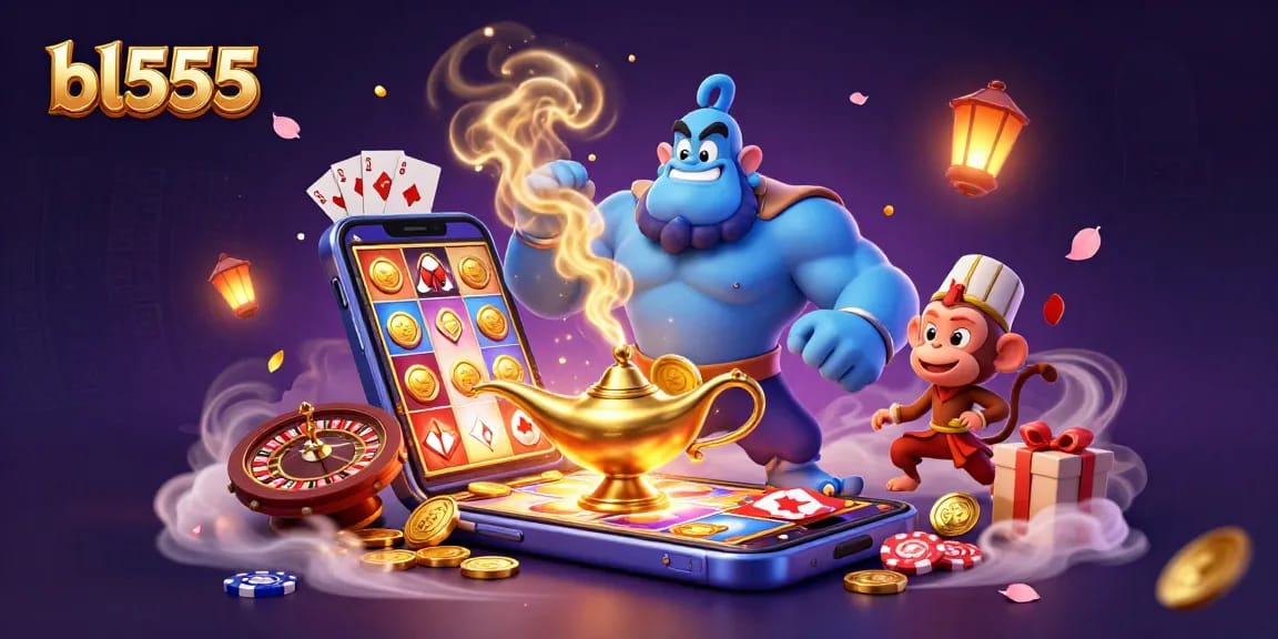 Experience thrilling gaming at bl555 with vibrant casino elements and dynamic characters.