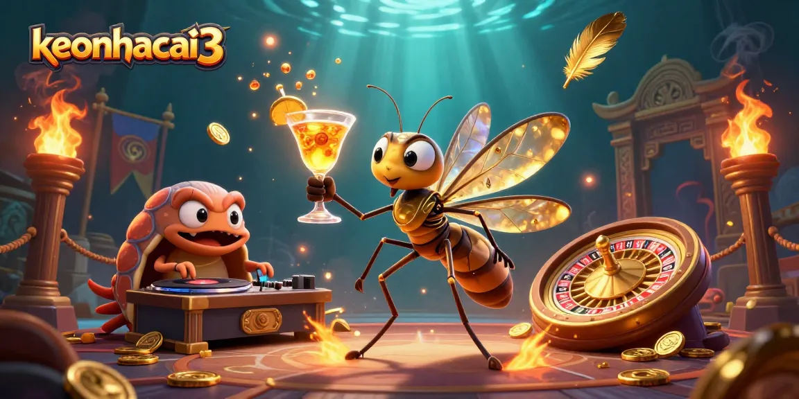 Join the excitement at keonhacai3 with vibrant 3D casino characters and dynamic gaming elements.