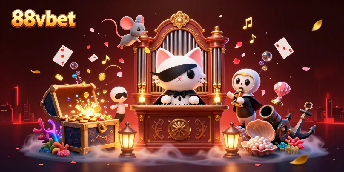 Experience the excitement of 88vbet with ultra-detailed casino-themed 3D illustration.
