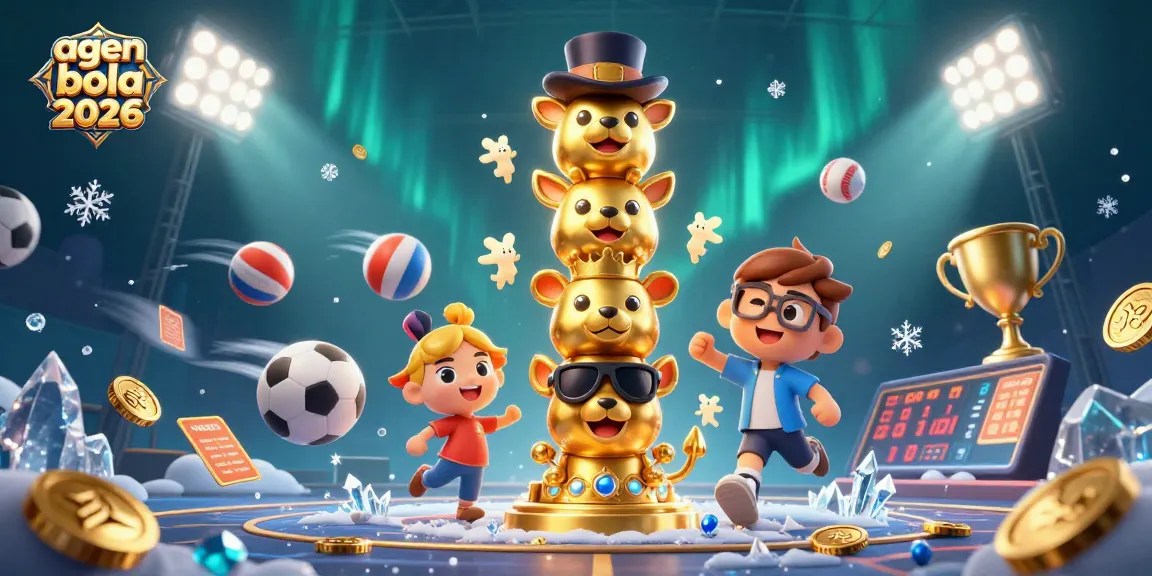 Engaging illustration showcasing agen bola 2026 with dynamic sports betting elements, vibrant and detailed.
