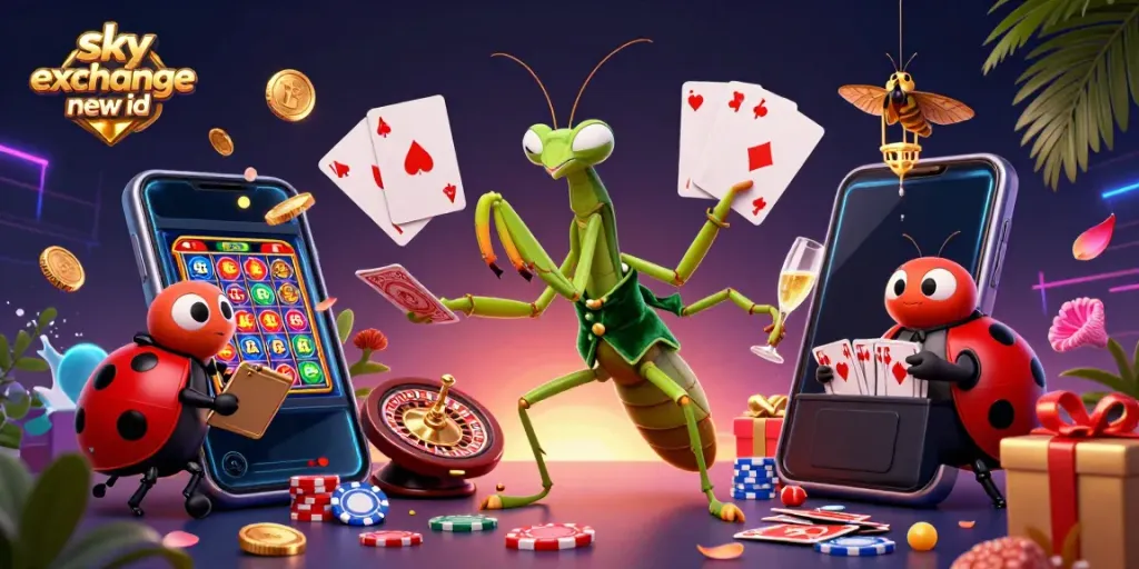 Experience the excitement of sky exchange new id with dynamic characters, vibrant slot games, and a lively casino atmosphere.