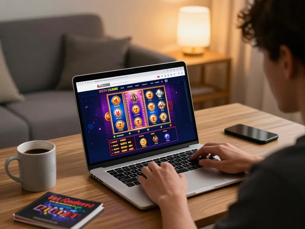 Experience thrilling gameplay at the best online casino Malaysia in a cozy home setting.