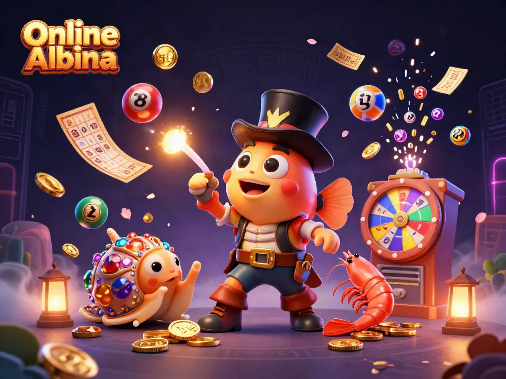 Engage with thrilling Online Casino Alberta gameplay featuring animated characters and vibrant casino elements.