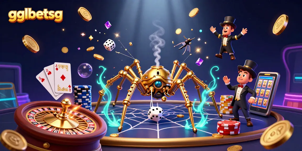 Experience exciting wins in esports betting on gglbetsg with animated characters and casino elements.