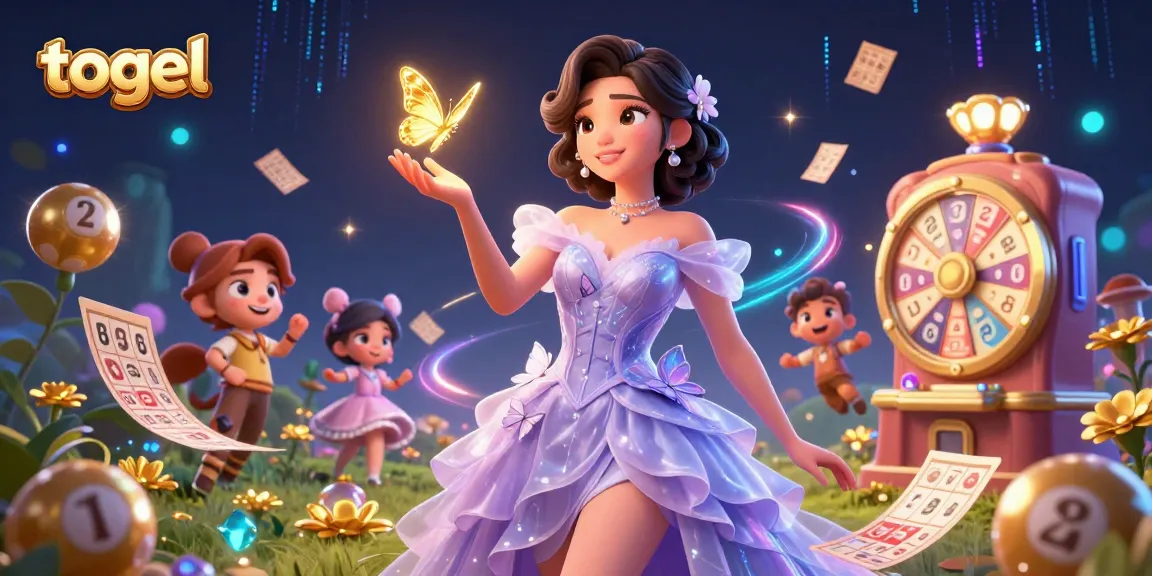 Experience thrilling togel action with colorful lottery elements and a touch of magic.
