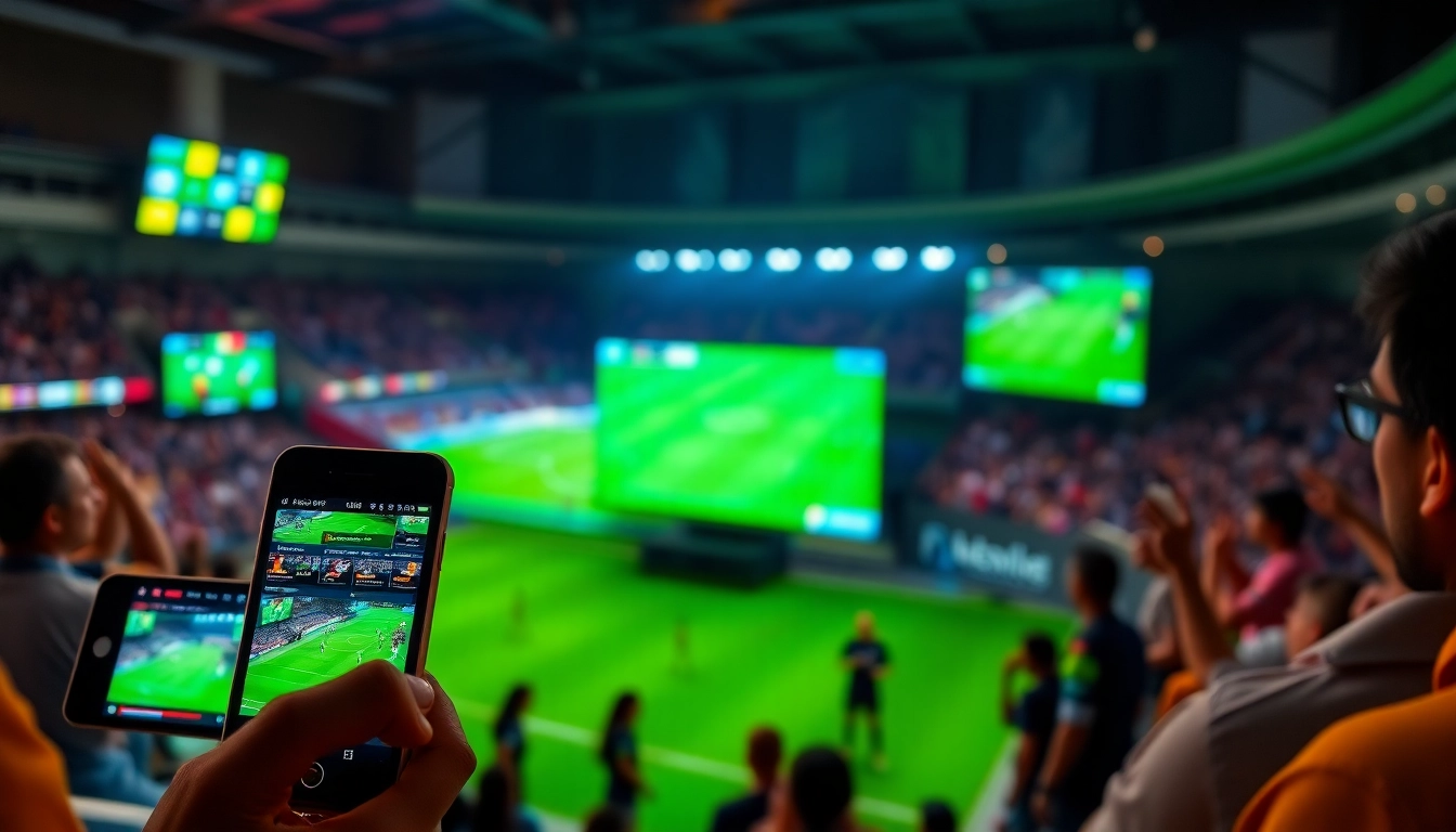 Experience thrilling live football streaming with LuongSonTV on various devices, capture the excitement!