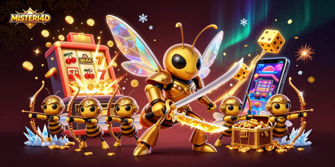 Play dynamic MISTERI4D slots with a jackpot explosion, featuring enchanting characters and vibrant visuals.