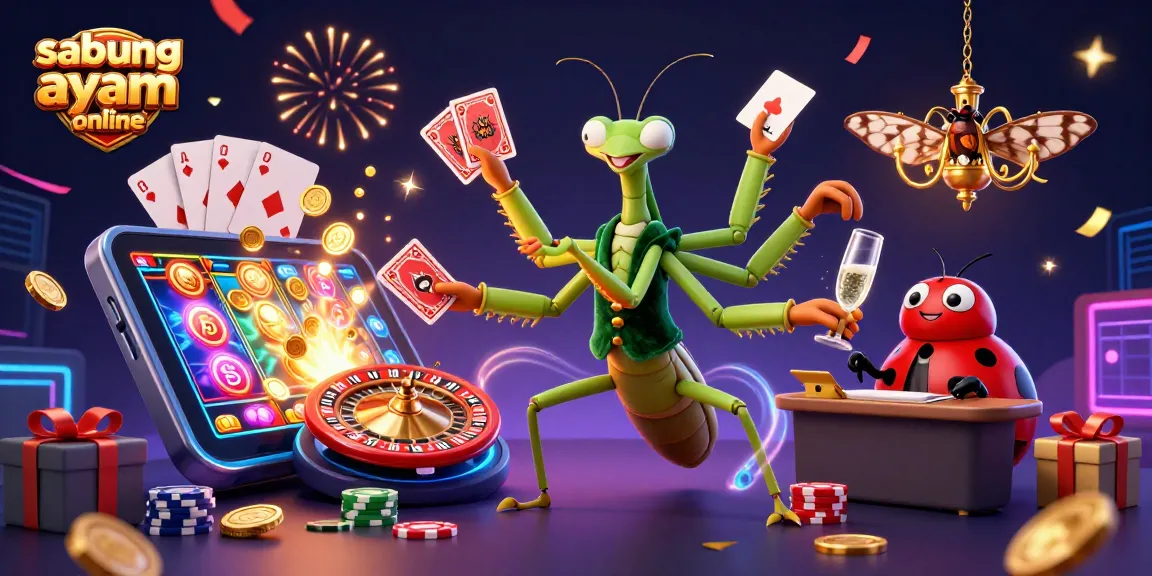 Sabung ayam online betters enjoy an immersive experience with vibrant casino elements and a dynamic atmosphere.