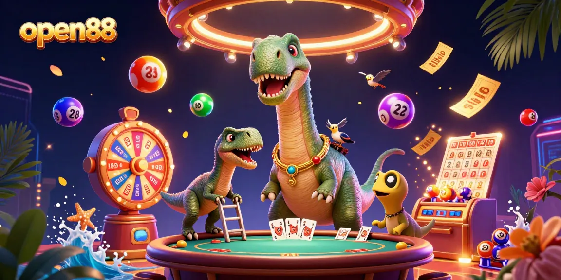 Engage in thrilling gameplay at open88 with vibrant lottery elements and a lively casino atmosphere.