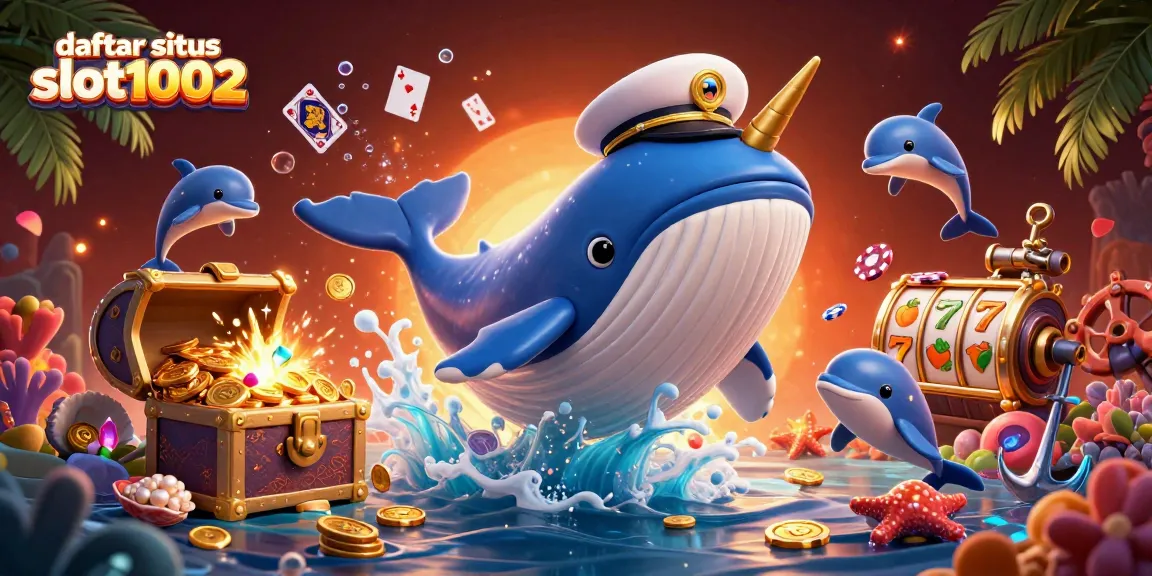 Daftar situs slot1002 untuk pengalaman bermain slot yang seru dengan animasi laut yang menarik.