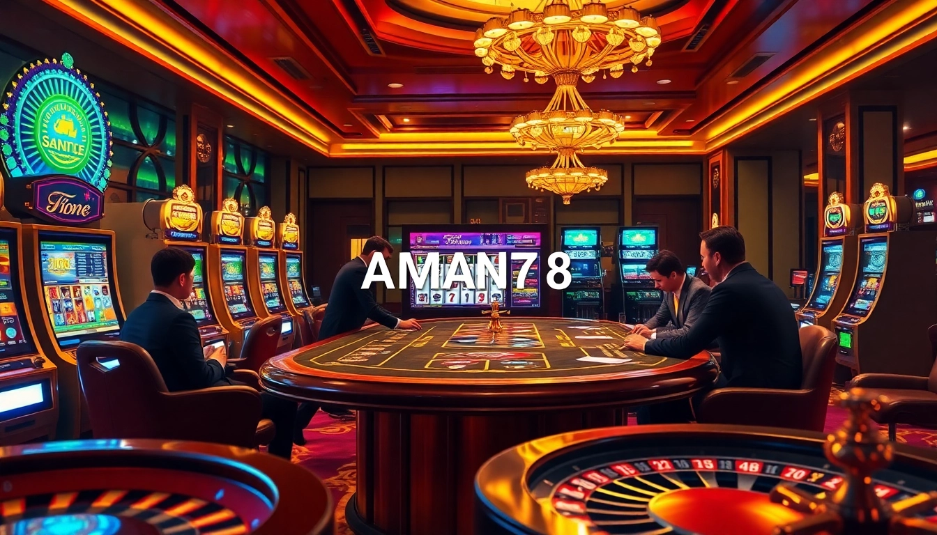Rasakan permainan mendebarkan di AMAN788 dengan mesin slot elegan dan elemen perjudian yang berwarna-warni.