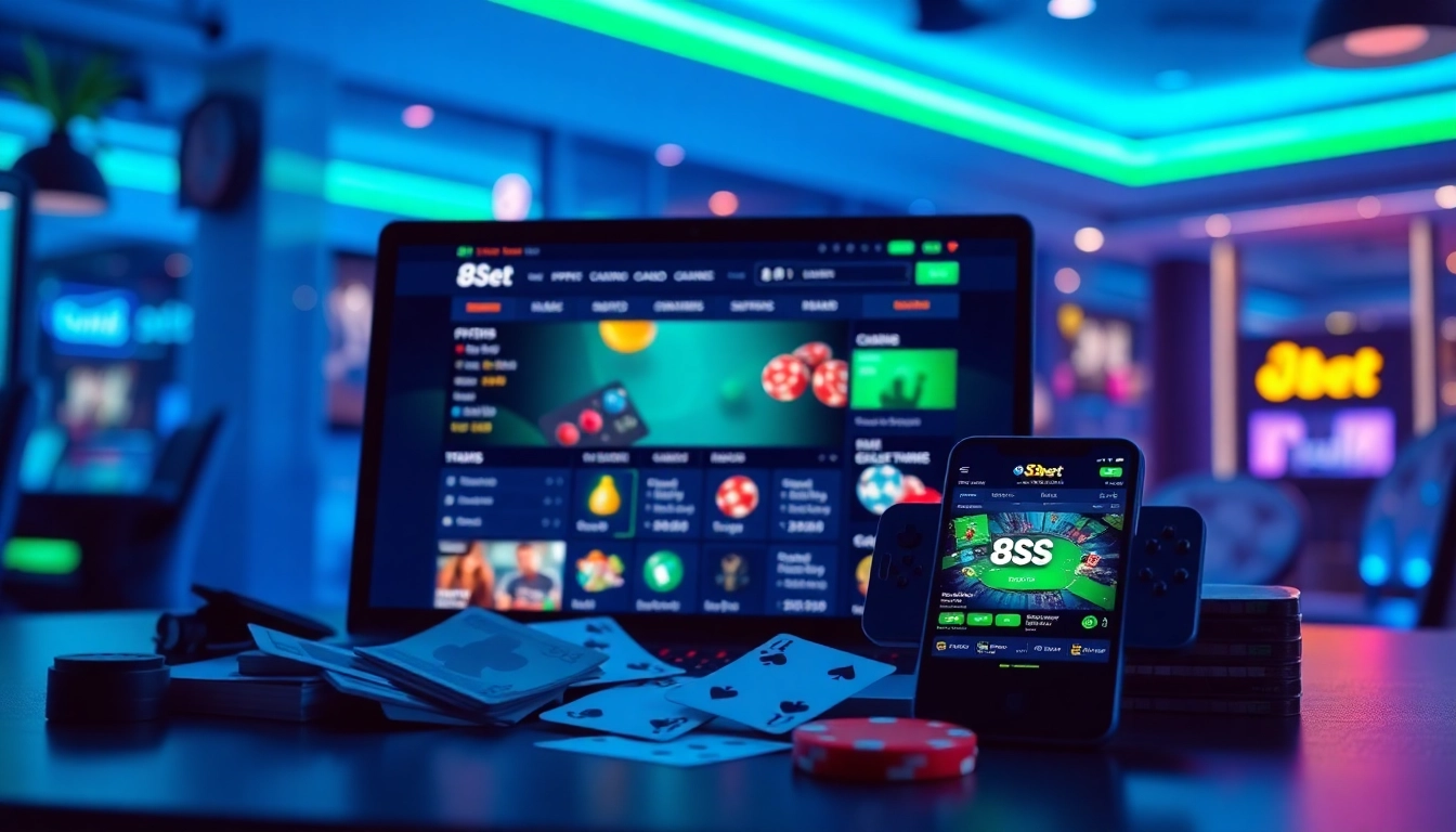 Explore the exciting world of online betting with 8s bet, showcasing vibrant gaming options and user-friendly interfaces.