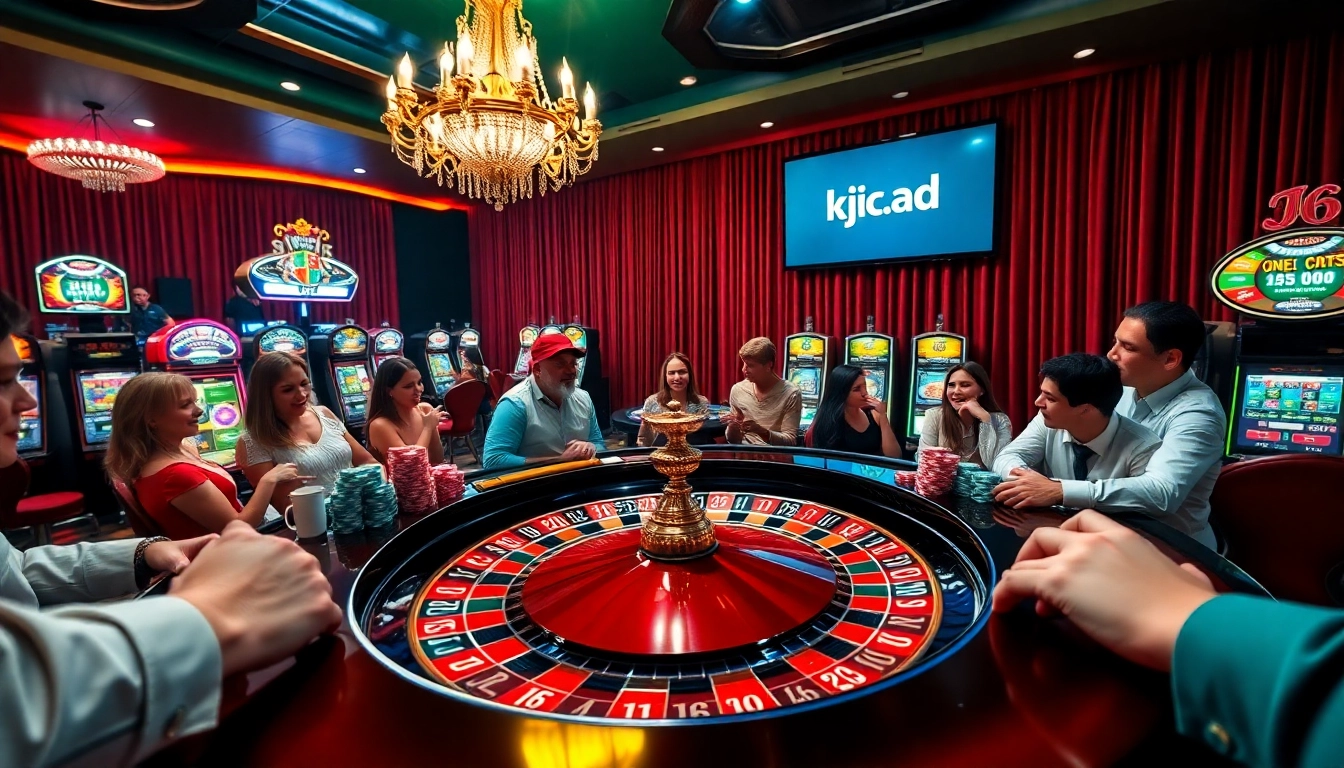 Experience thrill and luxury at the casino with vibrant games featured on https://kjc.ad/.