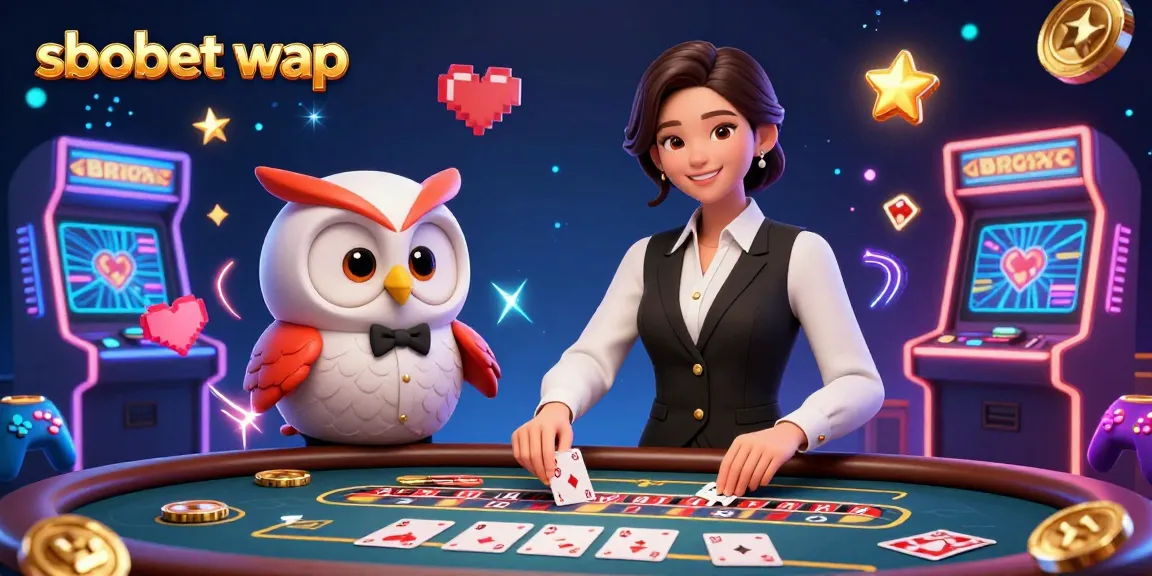 Simplify your betting experience with sbobet wap in a vibrant, interactive casino scene.