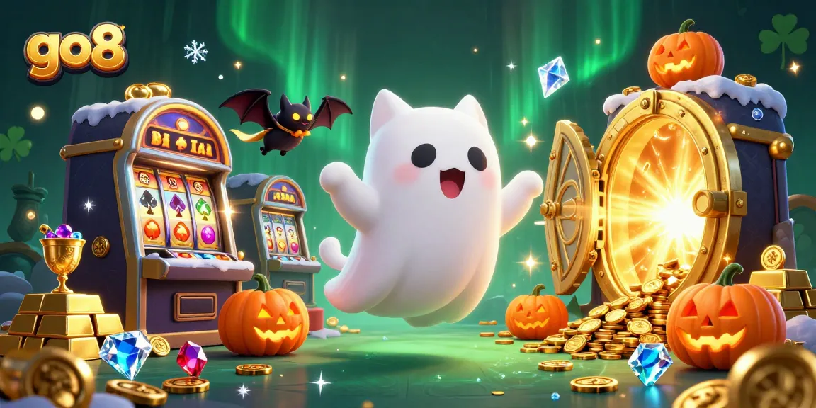 Experience thrilling gameplay at go8 with our captivating haunted casino 3D illustration featuring enchanting characters.