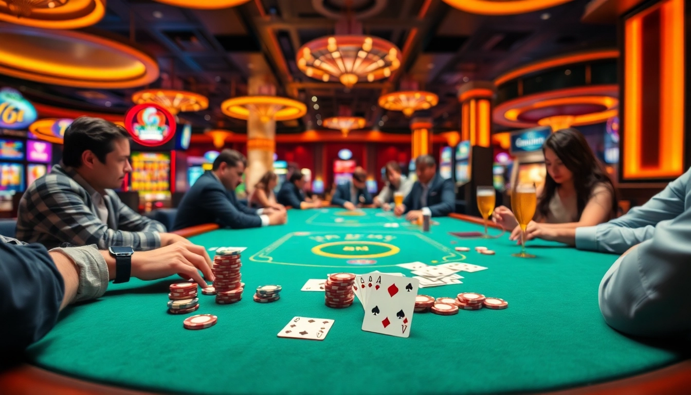 參與雷神之錘2試玩版遊戲的玩家,展現其賭場的興奮氛圍。
