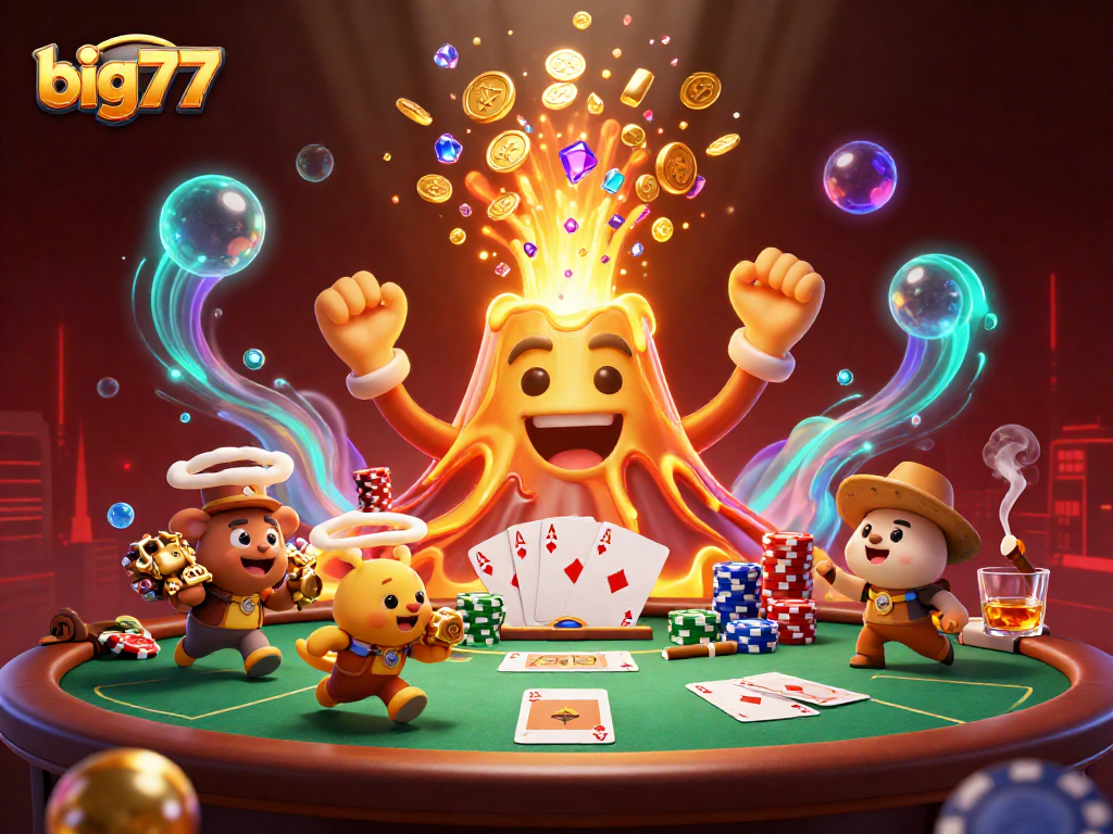 Experience thrilling wins with big777 at a dynamic casino scene filled with treasures.