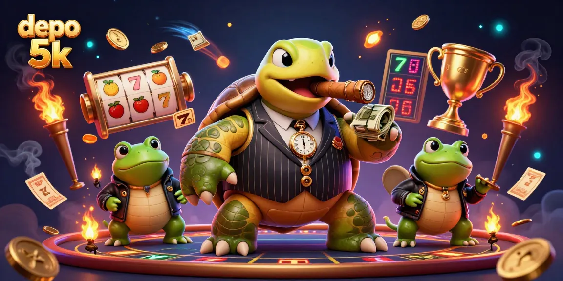 Menangkan permainan di depo 5k dengan simbol slot dan karakter lucu bersinar