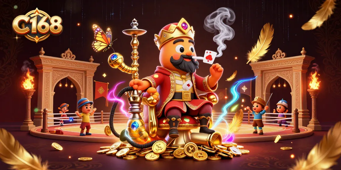 Experience the thrill of C168 as the hookah-master enchants with winning poker hands.