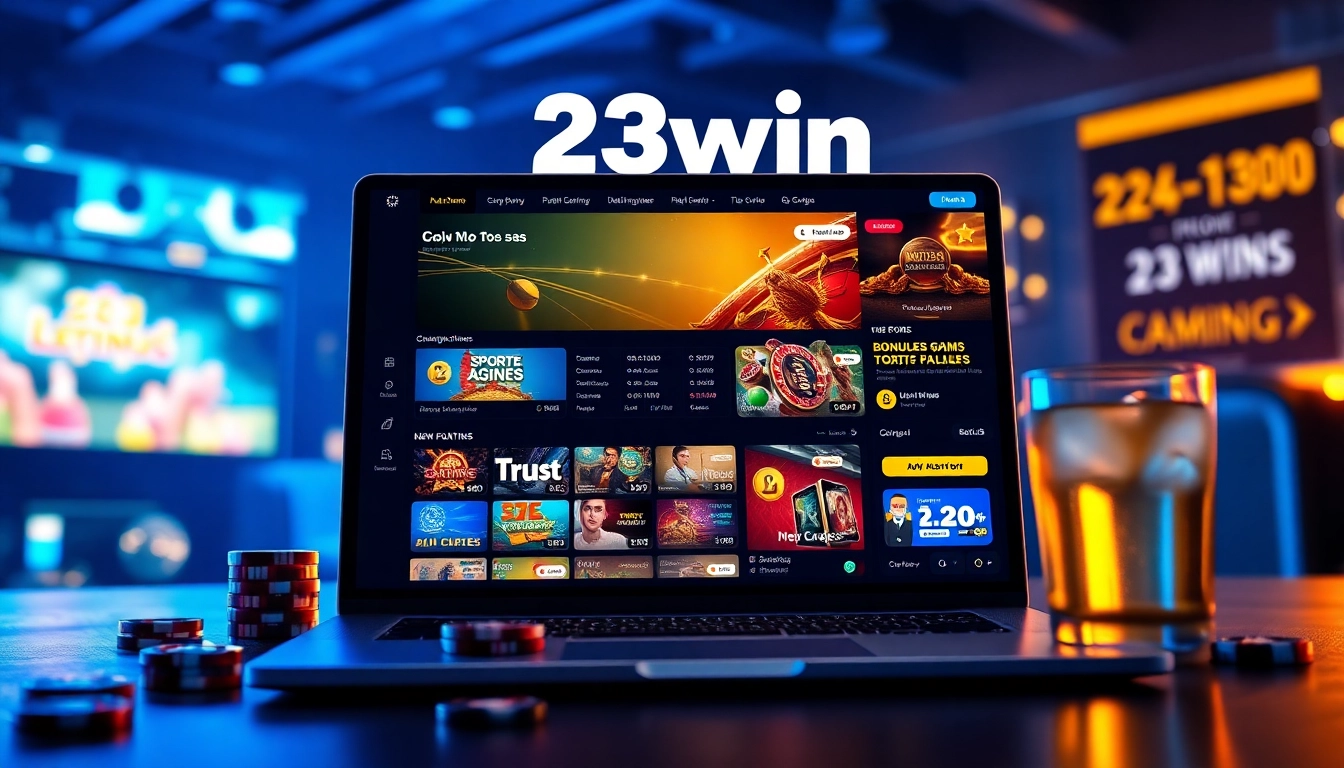 23win online gaming platform showcasing modern gaming features and user engagement.