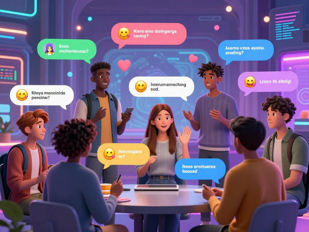 Engaging NSFW AI character interactions in a vibrant digital environment