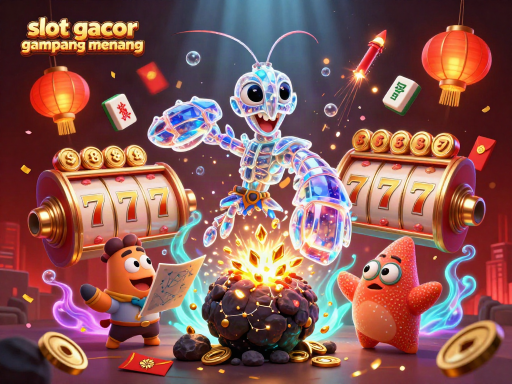 Experience slot gacor gampang menang with dynamic gaming elements, including jackpots and vibrant visuals.