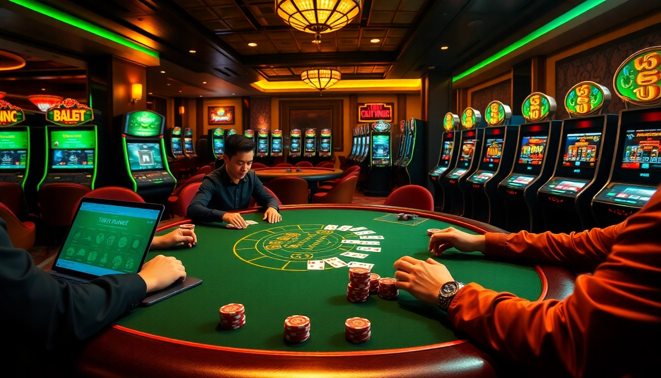 Experience thrilling gameplay at trang chủ thabet with exciting poker action and glamorous casino vibes.