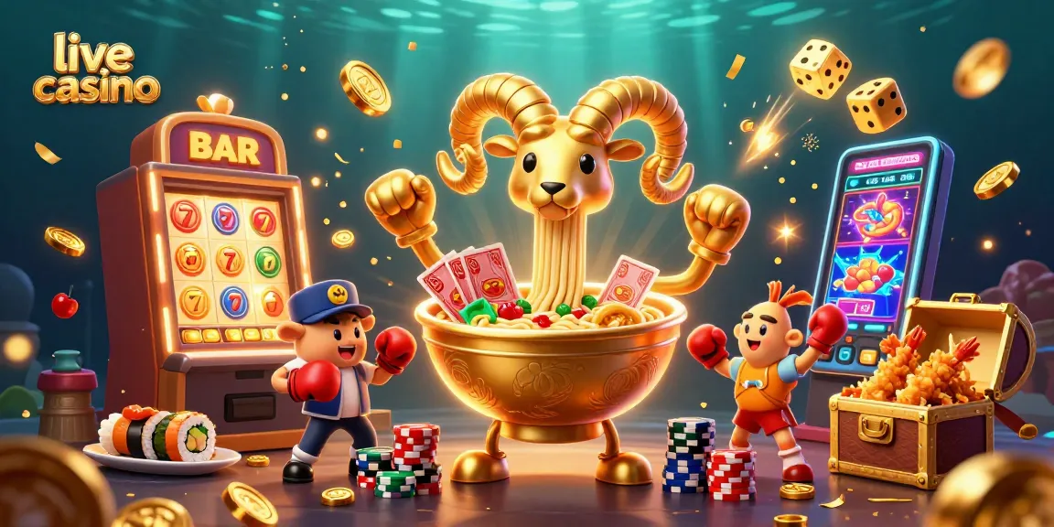 Engaging live casino scene showcasing animated characters amid vibrant gambling elements.