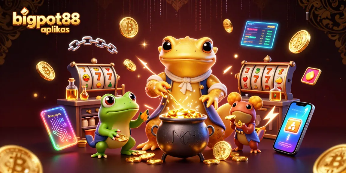 Engage with bigpot88 aplikas by winning gold coins from a giant salamander alchemist!