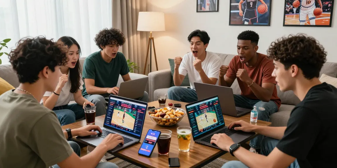 Exciting online betting session with OPEN88 COM displayed on devices, showcasing young adults enjoying sports betting together.