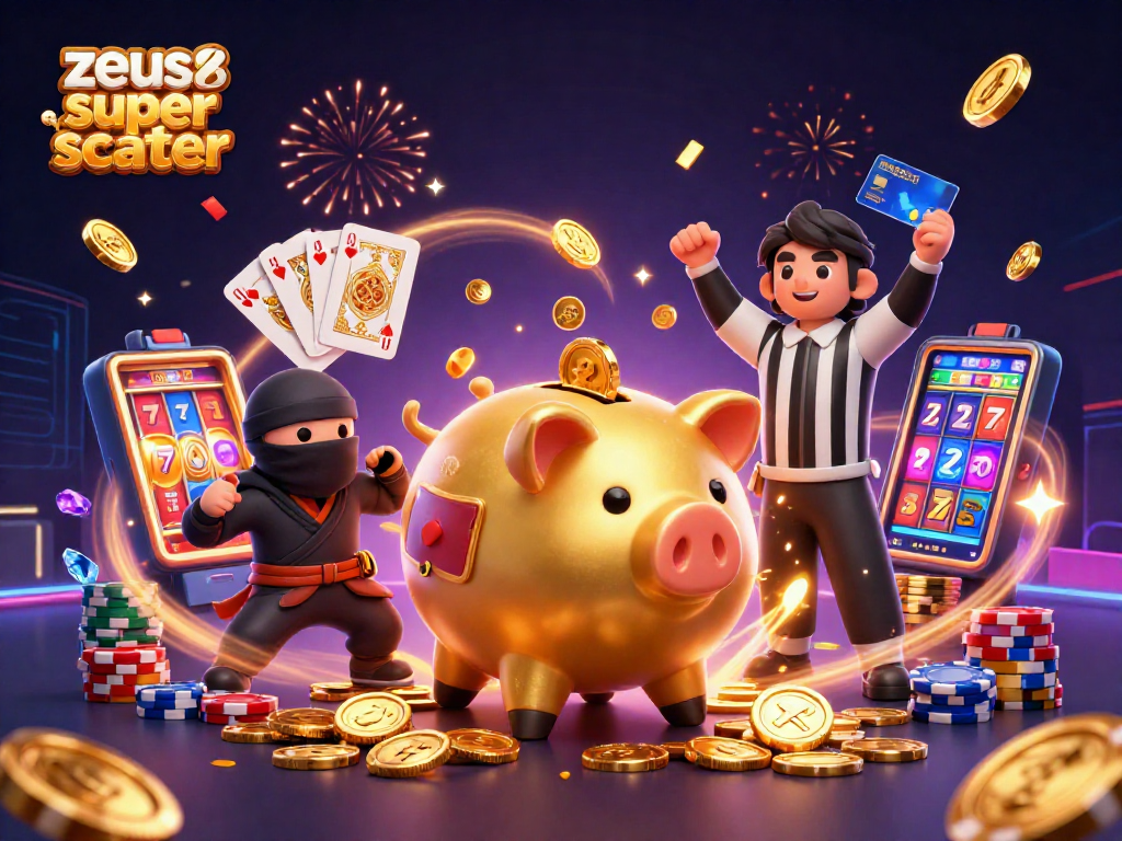 Experience zeus super scatter with big wins, vibrant elements, and engaging gameplay in this dynamic slot scene.