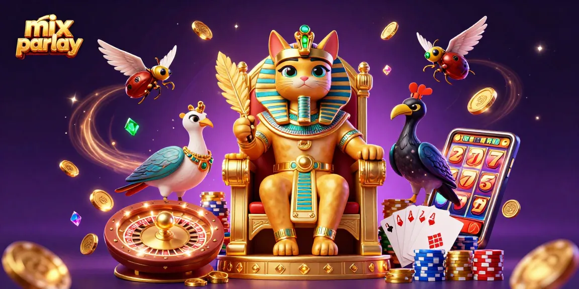 Experience the thrill of mix parlay betting with a vibrant casino scene, featuring iconic elements.