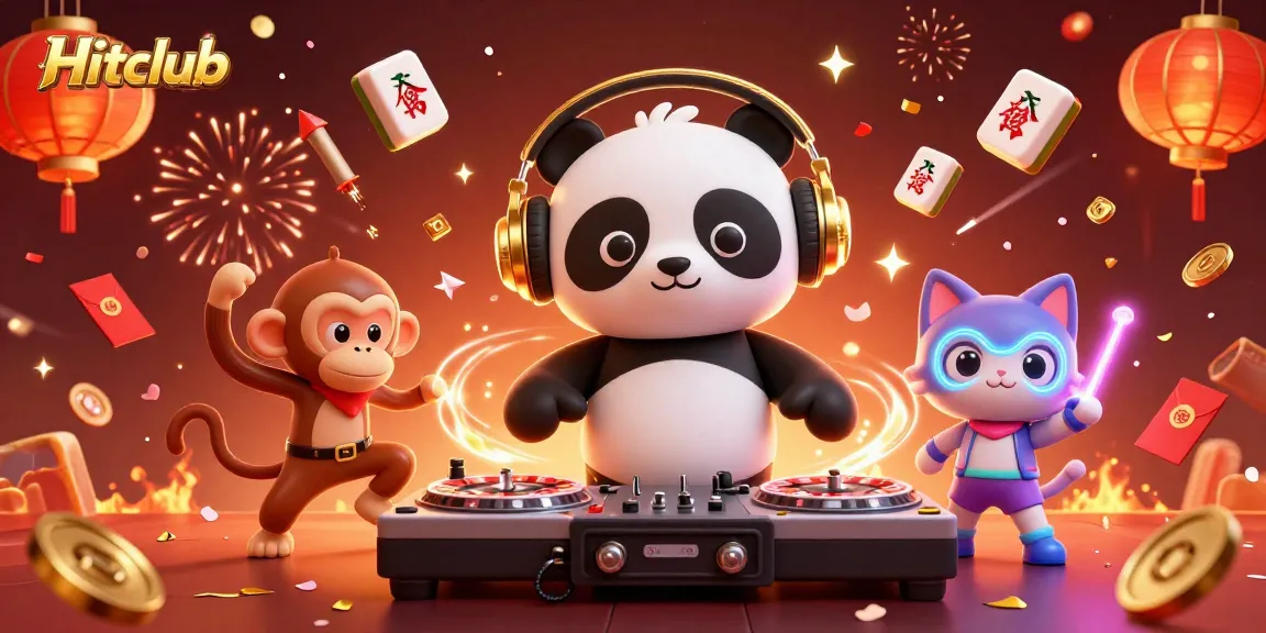 Hitclub offers vibrant gaming adventures with an energetic DJ panda and fun characters!