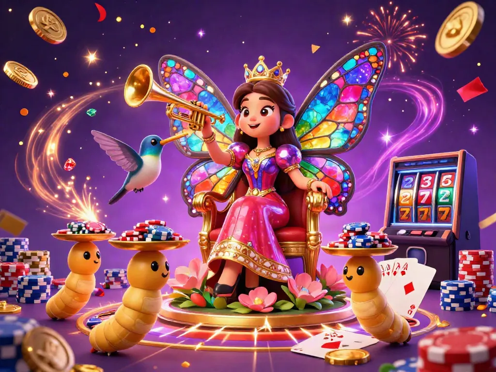 Bet smarter with an Online Cricket ID while enjoying colorful poker chips and festive gaming elements.