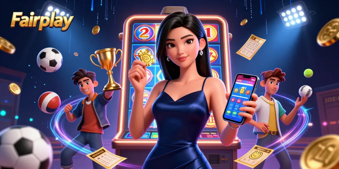 Experience Fairplay's vibrant casino gaming action featuring dynamic characters and elements.