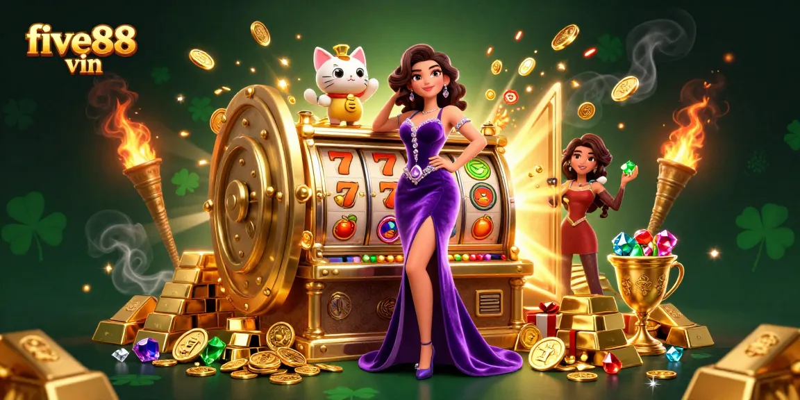 Engage with five88 vin and win with dynamic slots and exciting casino elements in a vibrant scene.