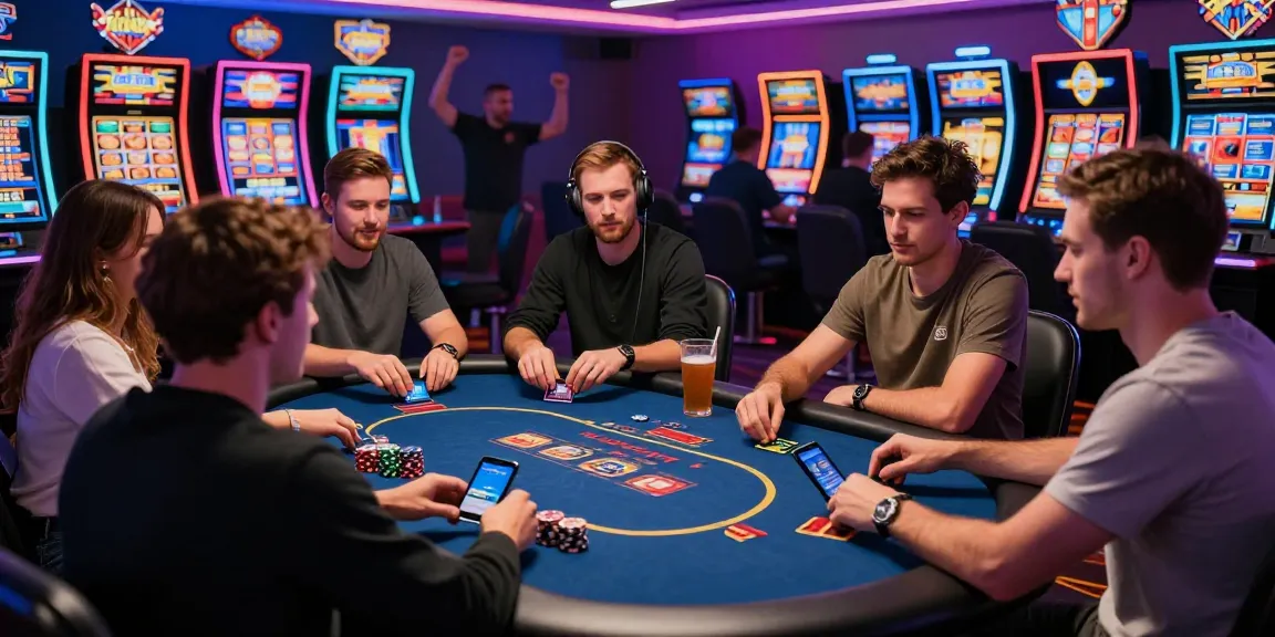 Best casinos for credit cards showcased with UK players enjoying vibrant online gaming experience.