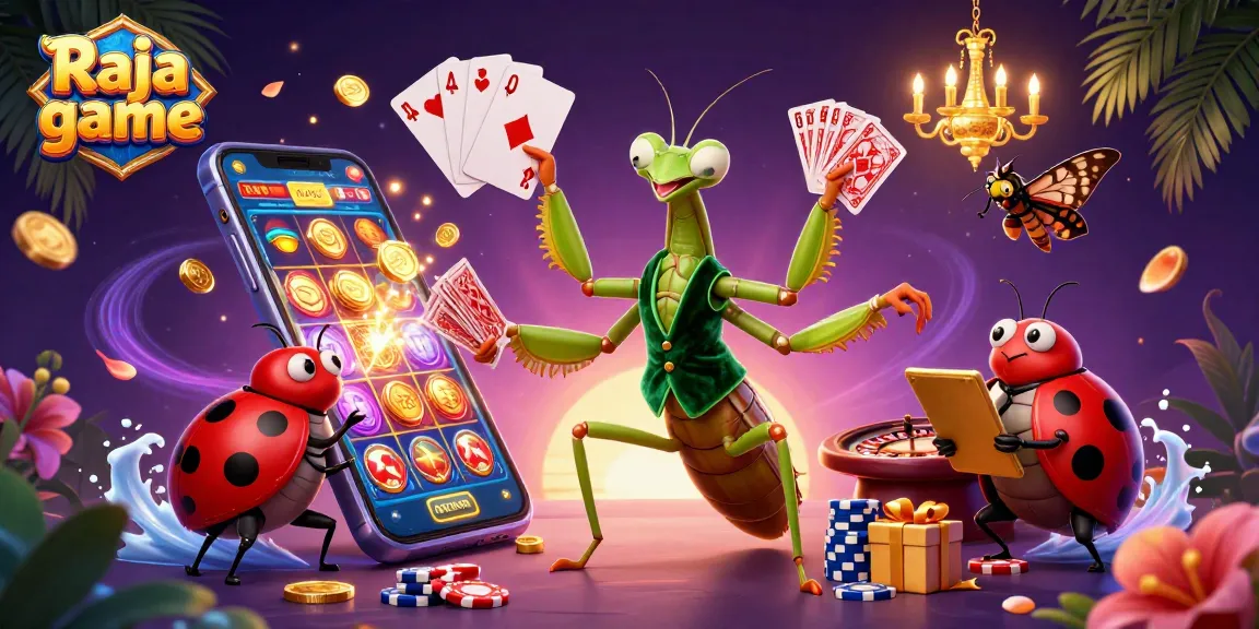 Play exciting Raja game with captivating characters in a lively casino setting