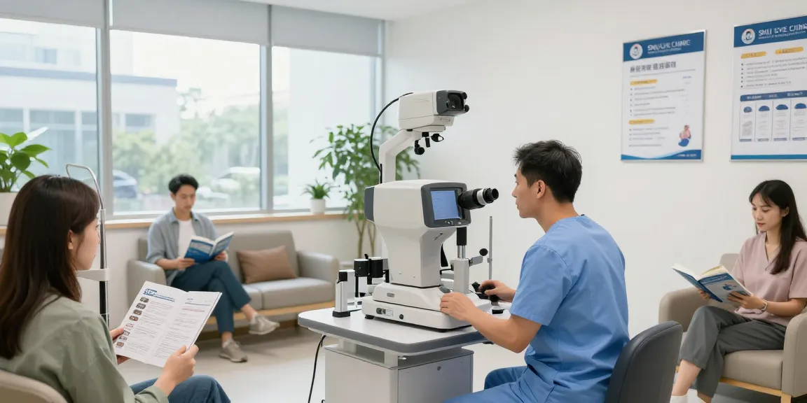 Patient consultation at SNU Eye Clinic, showcasing advanced eye care solutions and personalized service.