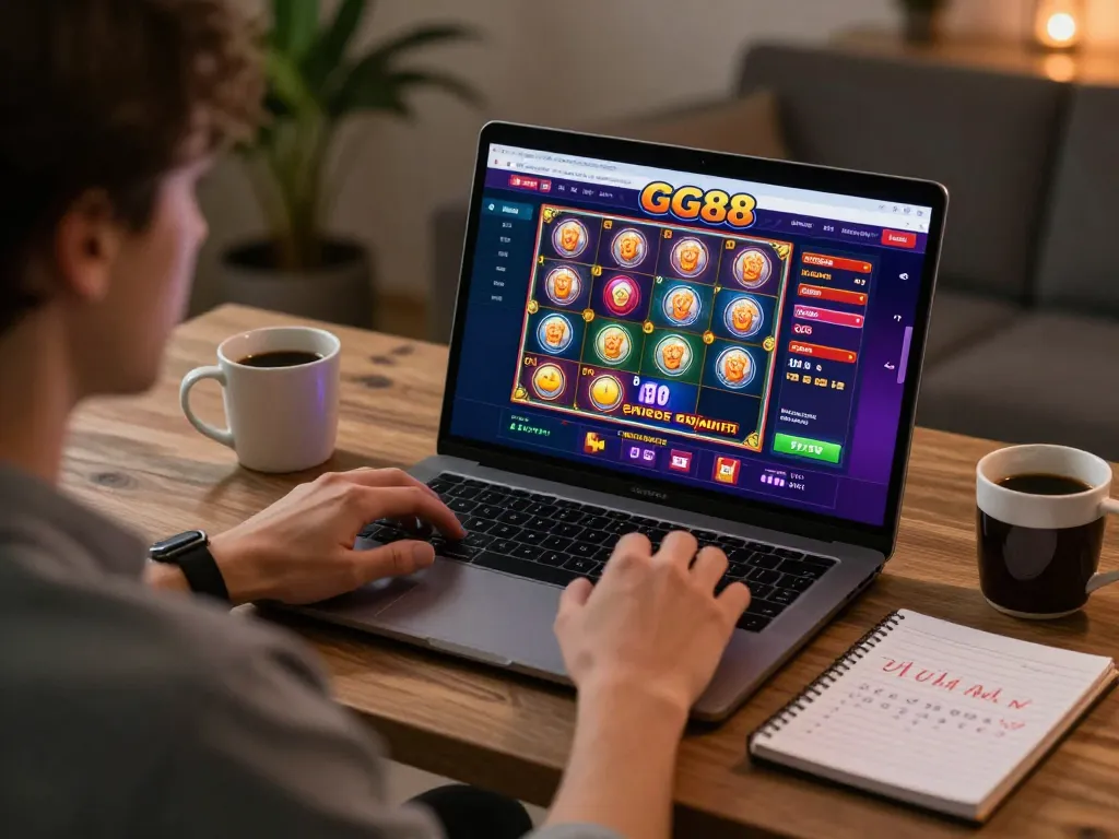 Engaging in GG88 online casino gaming with personalized betting strategies.