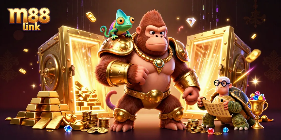 Engage with thrilling m88 link adventures in an exciting gambling universe illustrated in 3D.