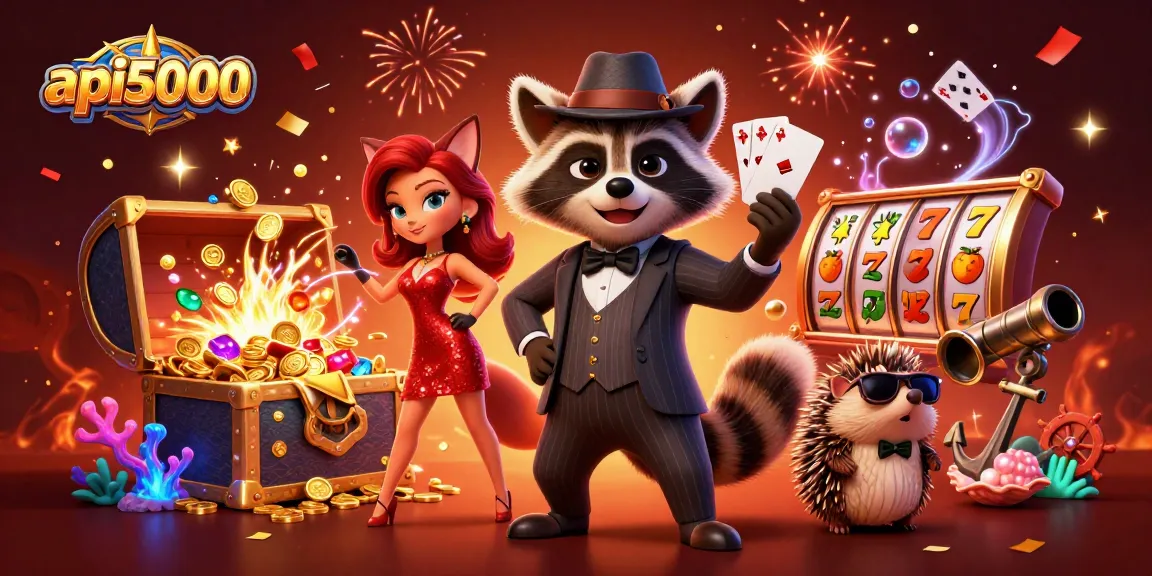 api5000 menguntungkan pemain dengan warna slot dan karakter 3D di kasino