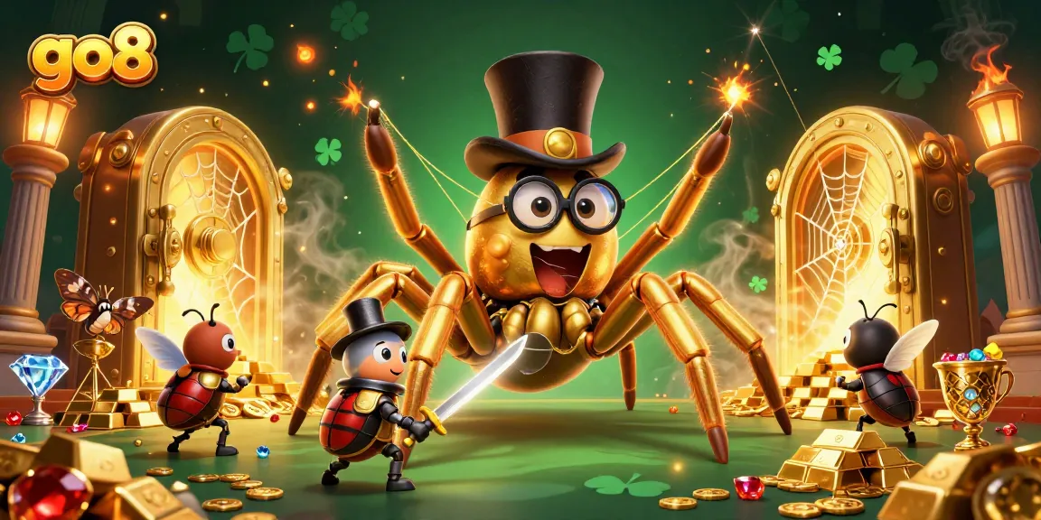 Engage in thrilling wins at go8 with giant gaming characters and dazzling treasures.