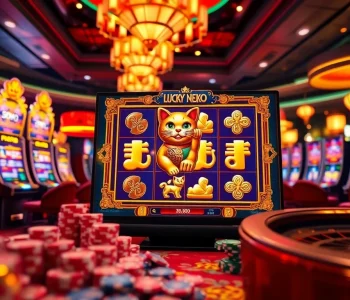 Spin the demo slot Lucky Neko to uncover exciting gameplay features and instant wins.