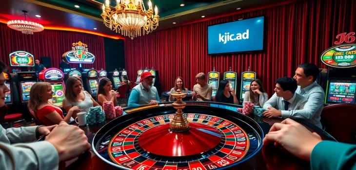 Experience thrill and luxury at the casino with vibrant games featured on https://kjc.ad/.