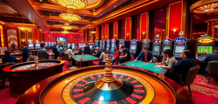 Experience thrilling gambling action at NHÀ CÁI BEM88 with vibrant casino visuals and engaging gameplay.