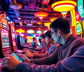 GO88 players immersed in vibrant online gaming experiences, showcasing excitement and engagement.