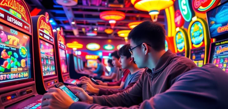 GO88 players immersed in vibrant online gaming experiences, showcasing excitement and engagement.