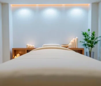 Relaxing atmosphere showcasing a professional 동탄출장마사지 setting with calming elements.